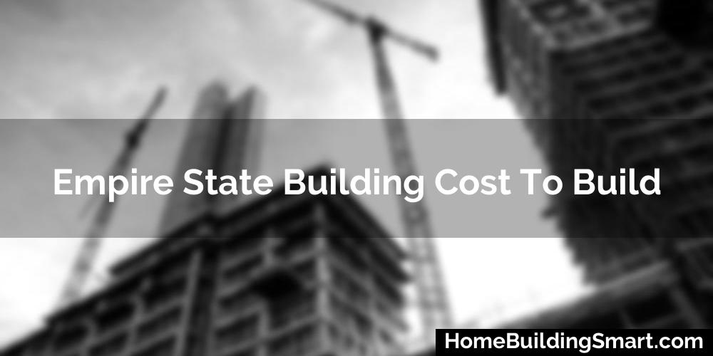 Empire State Building Cost To Build