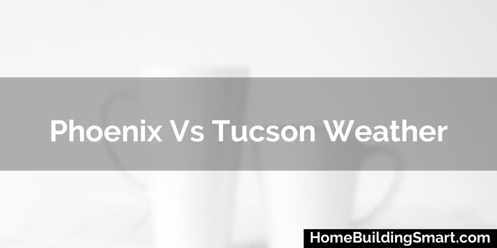 Phoenix Vs Tucson Weather (2024)