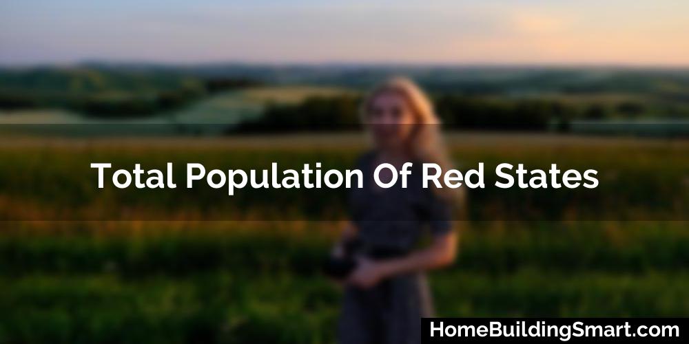 Total Population Of Red States