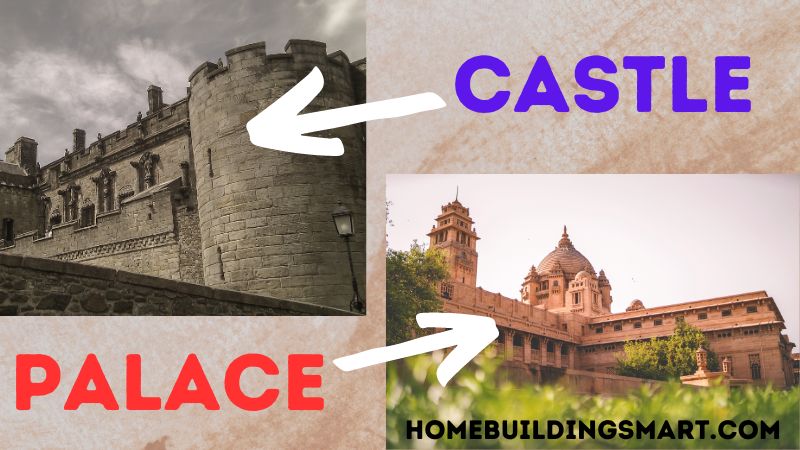Castle vs palace